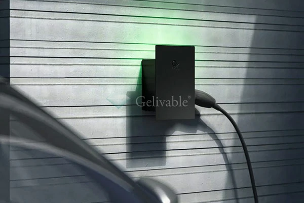 Anti-fingerprint glass for EV charging stations