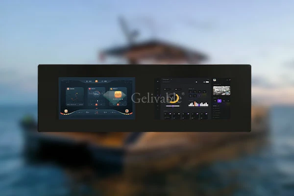 Anti-fingerprint glass for yacht central control systems