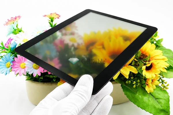 Anti-glare touch screen glass