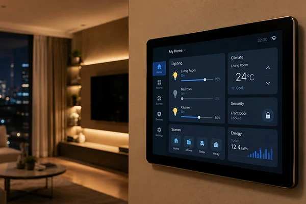 Anti-reflective glass processing for smart home devices