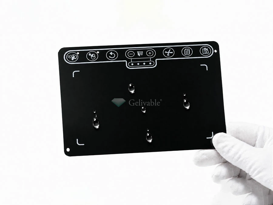 Custom anti-fingerprint glass with AF coating