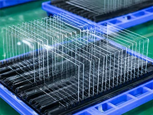 Custom glass cutting and surface treatment