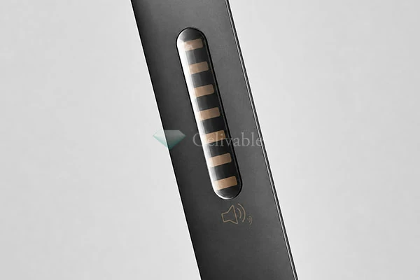 Drilled glass for smart access control and door lock panels