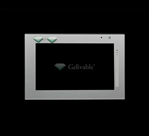 Gelivable touch panel glass solution