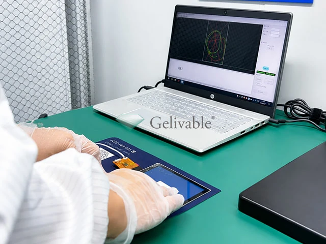 Functional testing of assembled touch panel and display components