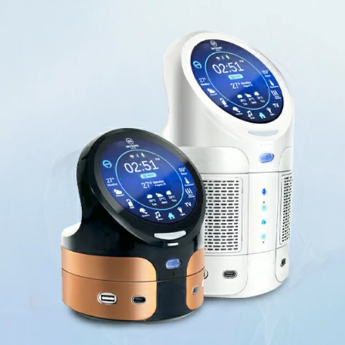 Smart home electronic device with custom Corning Gorilla Glass 2320 cover glass