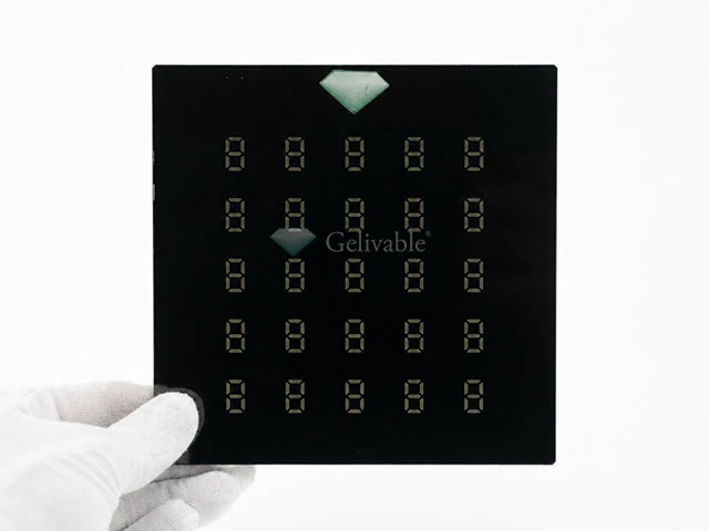 Grey glass controlled light transmittance