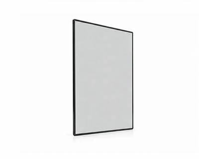 Grey glass large-area integrated-black display capability