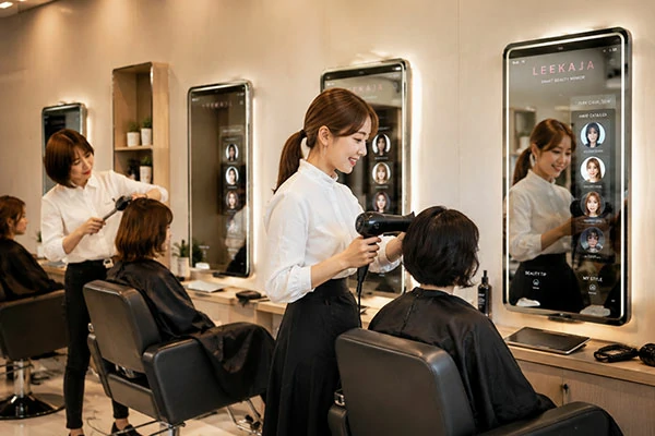 Mirror-coated glass for beauty equipment and smart vanity devices