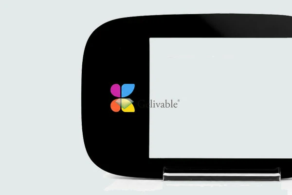 Multicolor printed touch panel glass