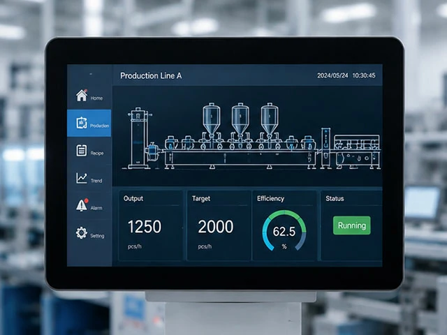 Panda Glass cover glass for industrial HMI displays