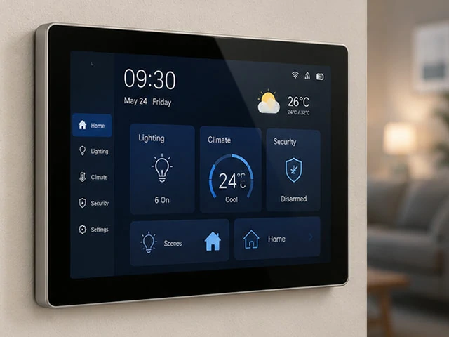 Panda Glass for smart home control panels