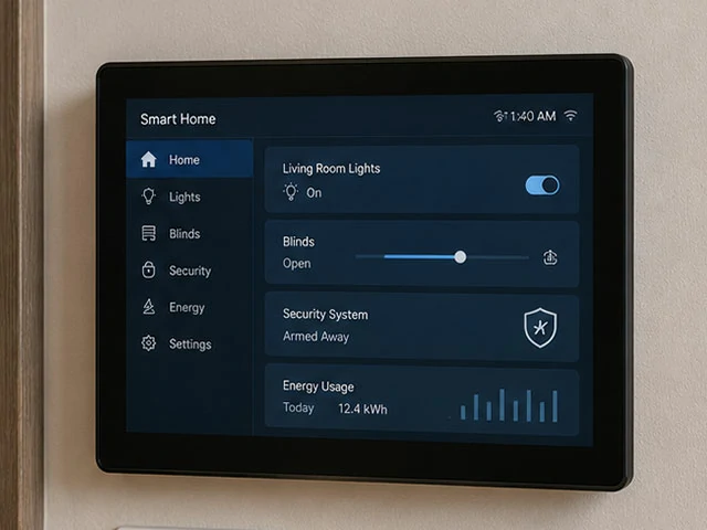 Soda-lime glass for smart home control panels