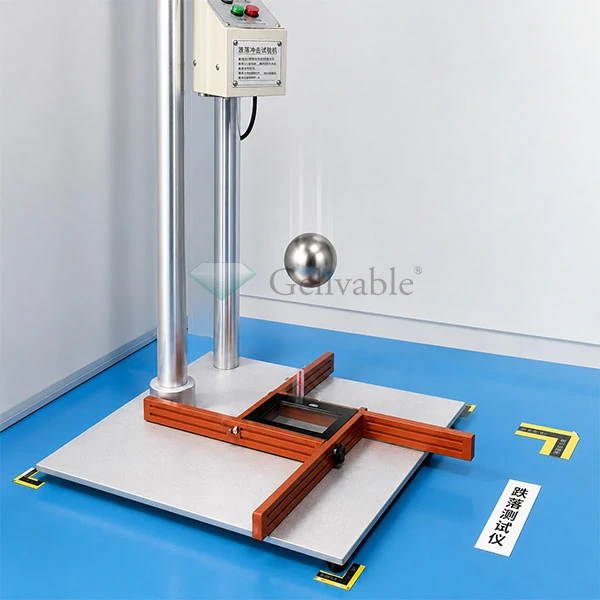 Tempered cover glass drop ball test