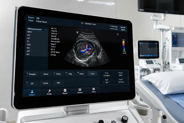 Thermally tempered glass for medical equipment displays and control panels