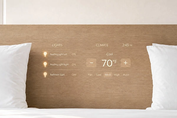 Touch screen glass for smart home control panels