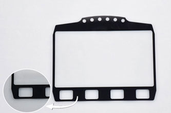 Precision hole processing on glass